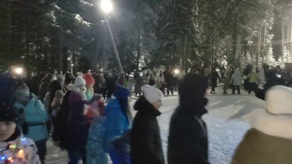 златоуст, рождество, Канатка 2024 год