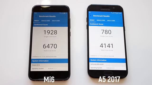Топовый Mi6 VS СреднеБюджетник от Samsung смотреть онлайн