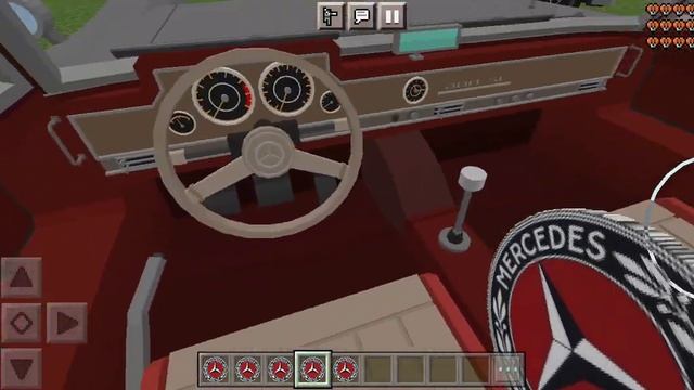 мод на Mercedes Benz в Minecraft на телефон смотреть онлайн