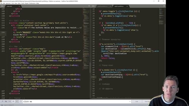 Оживляем сайт с помощью jQuery и JS за 1.5 часа ? смотреть онлайн