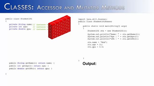 Classes Part 13: Accessor and Mutator Methods (Java) смотреть онлайн