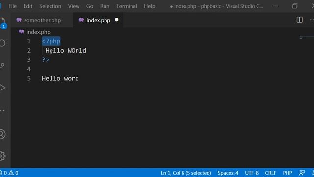 #3 PHP Basic Syntax смотреть онлайн