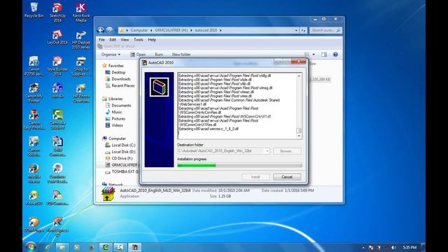 cara instalasi Autocad 2010 смотреть онлайн