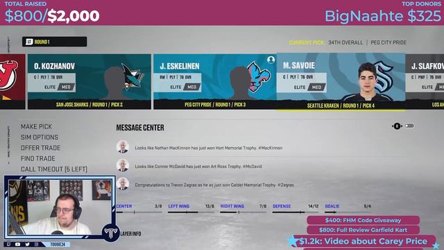 NHL 22 - Draft To Glory Franchise Mode #3 смотреть онлайн