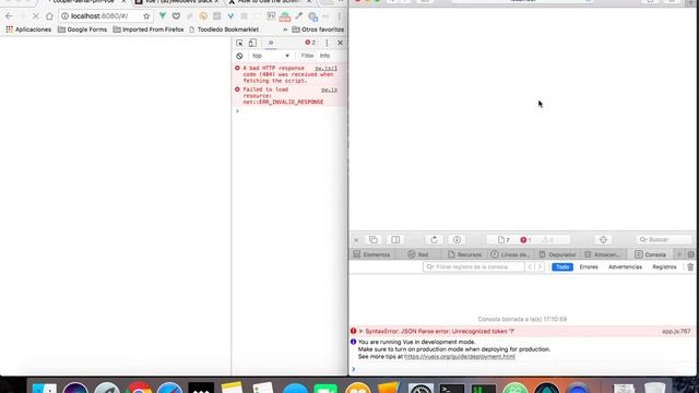 SyntaxError: JSON Parse error: Unrecognized token '?' смотреть онлайн
