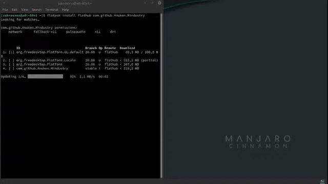Installation Mindustry, using flatpak on arch linux смотреть онлайн