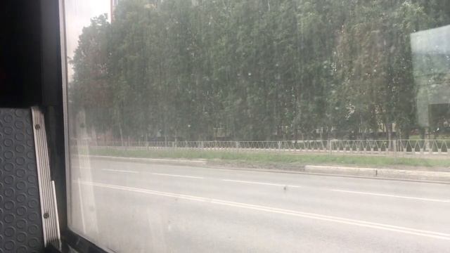 Поездка на автобусе МАЗ 103.469. Город Нижневартовск. Маршрут 4. смотреть онлайн