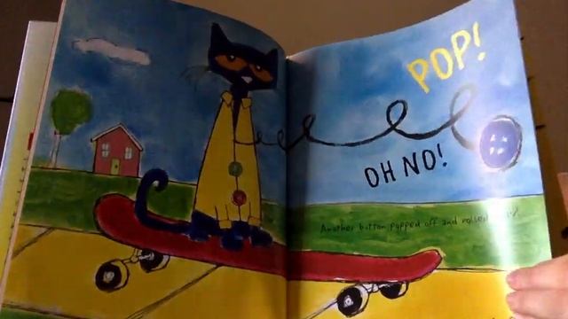 Pete The Cat and His Four Groovy Buttons by James Dean Read by Ms. Stephanie смотреть онлайн