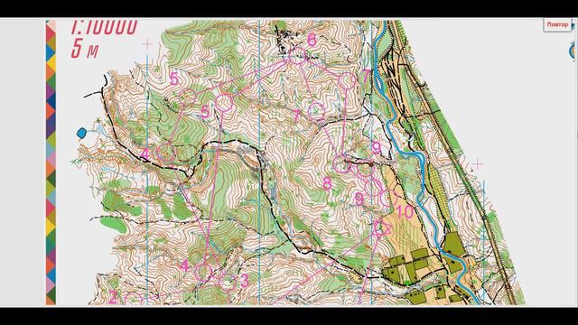 Чёрное море-2019, кросс-лонг-общий старт (М18) | orienteering смотреть онлайн