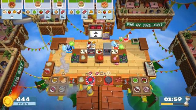[Overcooked! 2] Story 6-4 - 2p - Score: 2188 w/ 染染 смотреть онлайн