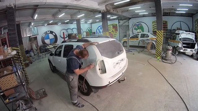 Ремонт и покраска Renault DUSTER смотреть онлайн