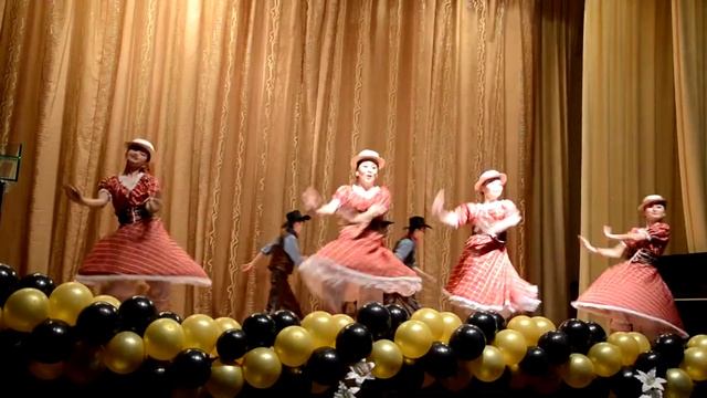 Танец Кантри 2016. БАДРИСАФА КГУ им.А.Байтурсынова смотреть онлайн