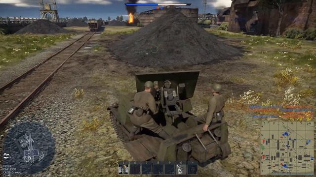 Вооруженный Комсомолец в War Thunder! Аркадный обзор на ЗИС-30. смотреть онлайн