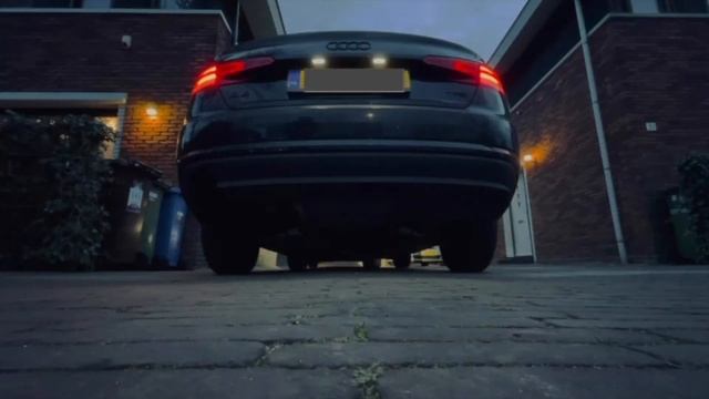 Audi A4 B9 2016 1.4TFSI muffler delete (before and after) смотреть онлайн