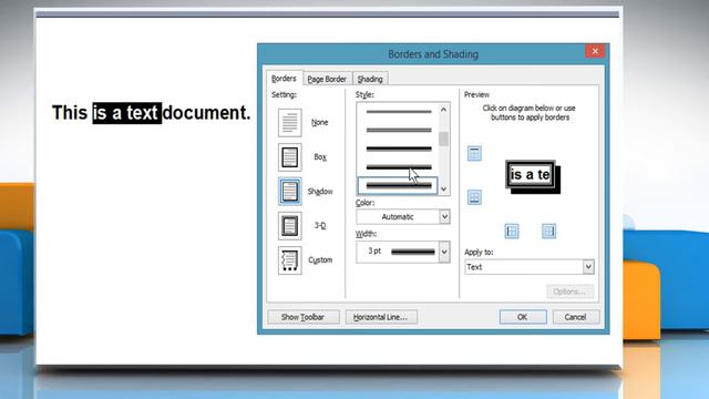 How to add a border around text in Microsoft® Word 2003 смотреть онлайн