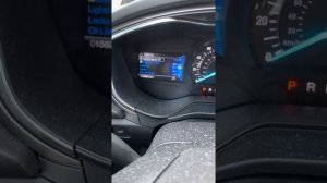 How to reset oil life on a 2020 Ford Fusion