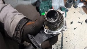 Перфоратор DWT - слабый удар - ремонт.