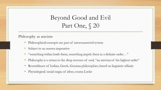 On the Prejudices of Philosophers | Beyond Good and Evil §7-23 смотреть онлайн