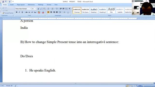 Learn SIMPLE PRESENT TENSE in an Easy Manner (PART 1) смотреть онлайн