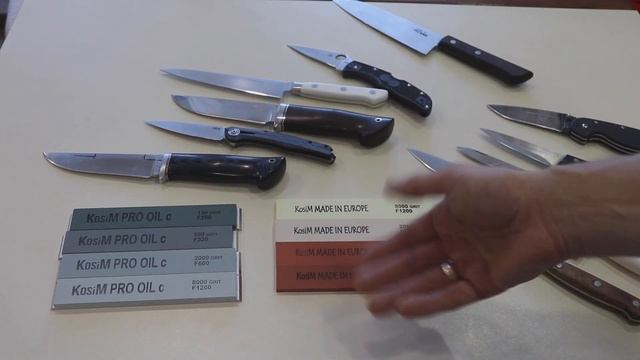 Посоветуйте камни для заточки ножа. смотреть онлайн