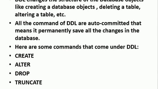 DDL COMMANDS SQL BY HILAL LONE смотреть онлайн
