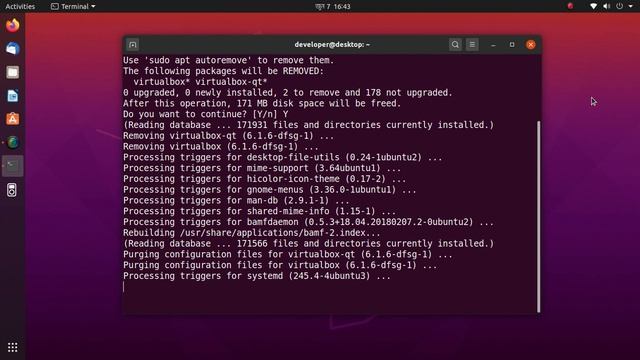 How to safely uninstall Virtualbox from Ubuntu 20.04/18.04/16.04 LTS via Terminal. смотреть онлайн