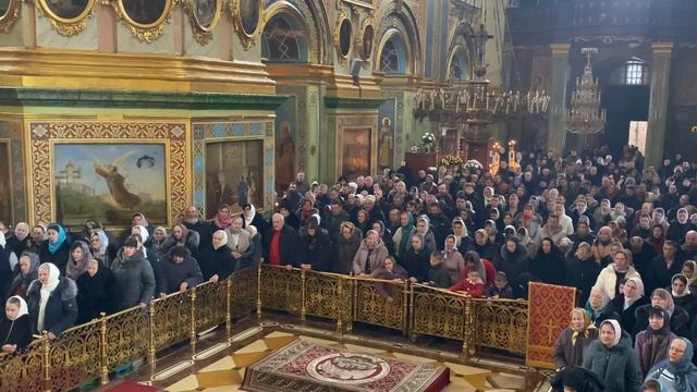 Православний Символ Віри співають у Почаївській Лаврі 05.02.2023 р. смотреть онлайн
