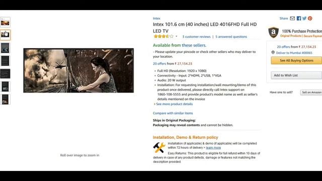 Top 6 FHD LED TV 43 inch under Rs.30000 you can buy смотреть онлайн