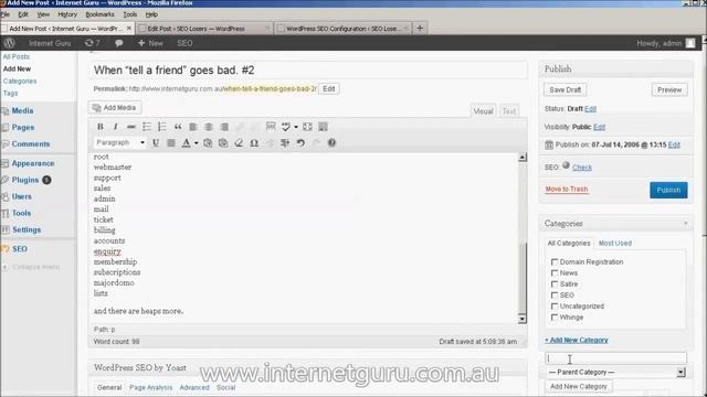 Moving pages from one website to another in Wordpress смотреть онлайн