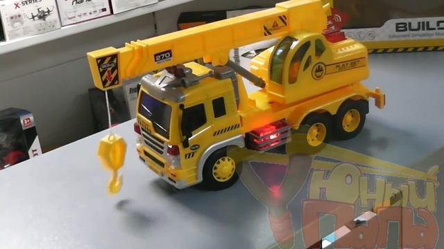 Демонстрация радиоуправляемого грузовика крана 1:16 - WY1005 смотреть онлайн
