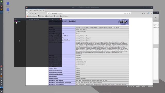 Instalar LAMP y phpMyAdmin en MX Linux 19 смотреть онлайн