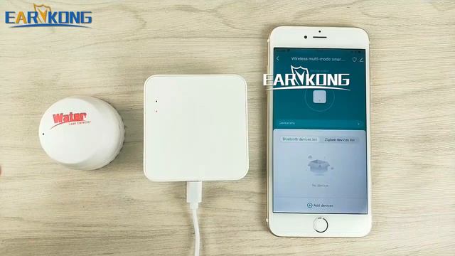 Tuya Zigbee Water Leakage Detector Smart Home Water Flood Sensor Work With Tuya Zigbee Gateway