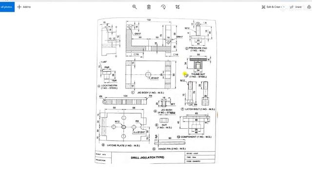 Autodesk inventor professional- part modeling drill jig part -2 смотреть онлайн