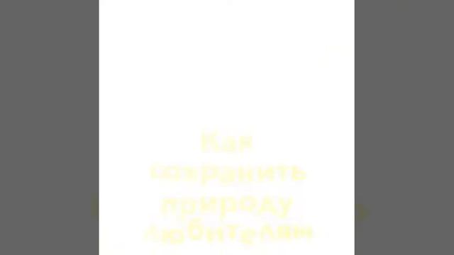 С полезные способы сберечь природу смотреть онлайн