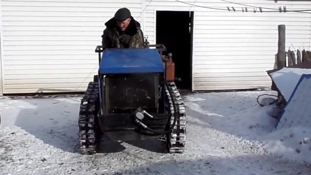 самодельный гусенечный трактор смотреть онлайн