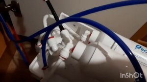 Конденсат на фильтре воды обратного осмоса