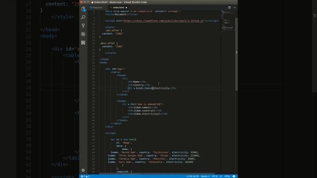 Vue2:: Rerse table order with computed property смотреть онлайн