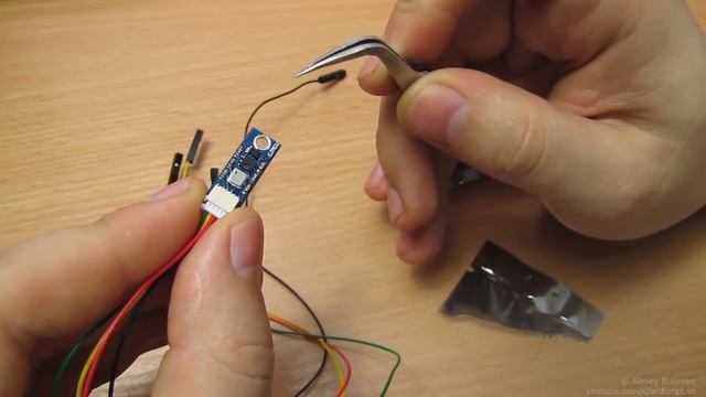 Модуль для метеостанции, HTU21D+BMP180+BH1750FVI на одной плате. смотреть онлайн