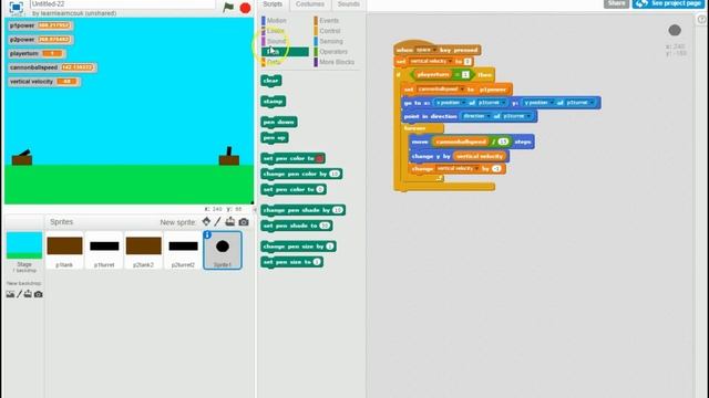 Scratch 2 player Tank Game Tutorial смотреть онлайн