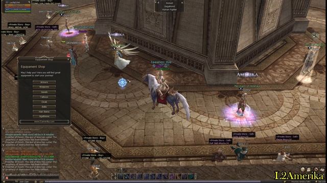 Lineage 2 - Mini Tutorial For Newbie Players，NPC - (Server L2 Amerika) - смотреть онлайн