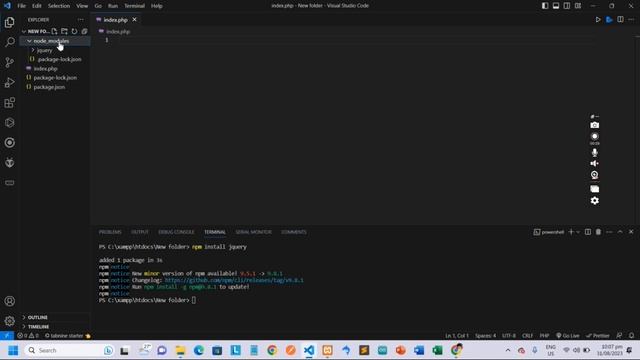 Jquery Install npm смотреть онлайн