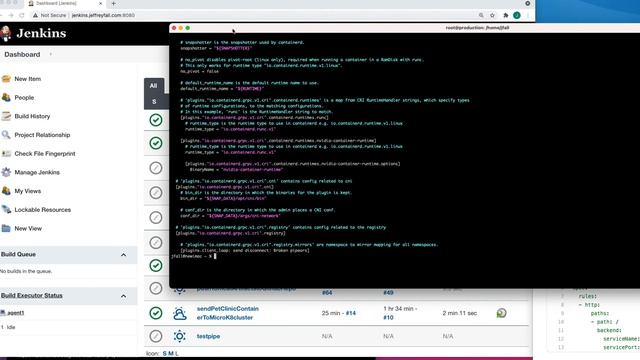 DevOps Full Ci:CD Pipe Java Spring app git Jenkins Docker Containers 3 node Kubernetes cluster demo смотреть онлайн