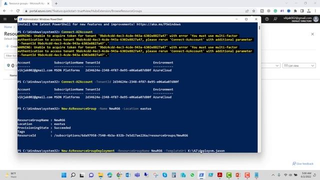 How to Create Azure Virtual Machine Using PowerShell смотреть онлайн