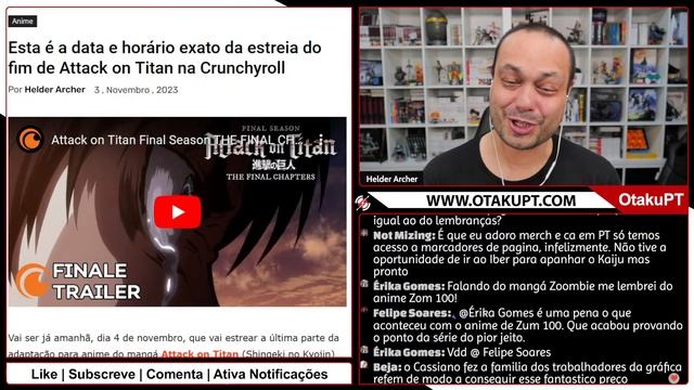 FIM DE ATTACK ON TITAN, MANGÁS RECENTES EM PORTUGAL, NOVA SÉRIE DE DRAGON BALL смотреть онлайн