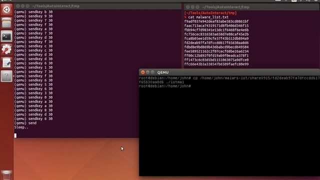 Interacting with QEMU "expect" utility and automatically logging malware' behavior using PANDA смотреть онлайн