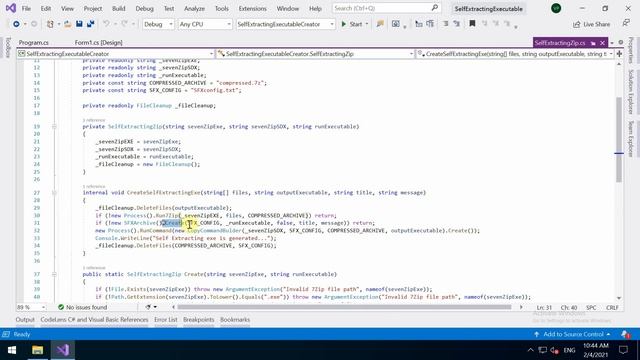 How to make a Self Extracting Executable in C# смотреть онлайн
