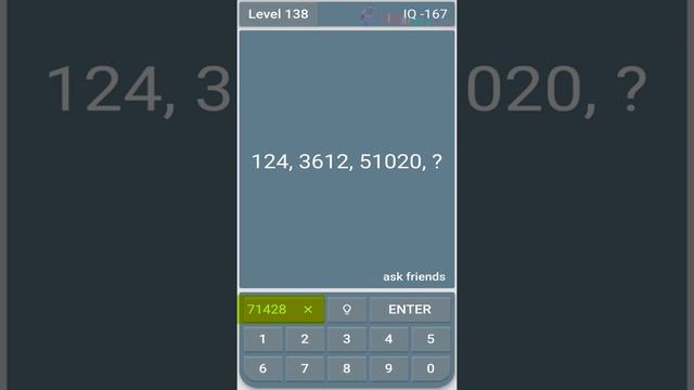 MATH RIDDLES : IQ TEST LEVEL 131 - LEVEL 150 KUNCI JAWABAN GAME MATH RIDDLES : IQ TEST смотреть онлайн