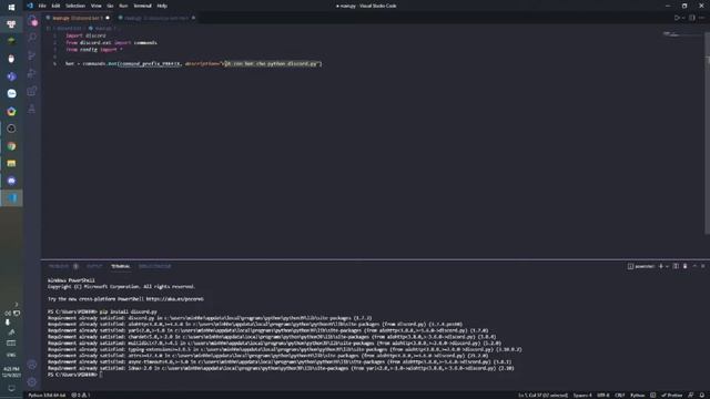 Hướng dẫn lập trình một Bot cho discord смотреть онлайн