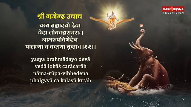 GAJENDRA MOKSHA STOTRAM | गजेंद्र मोक्ष स्त्रोतम | Purshottam Das | Hare Krsna TV смотреть онлайн