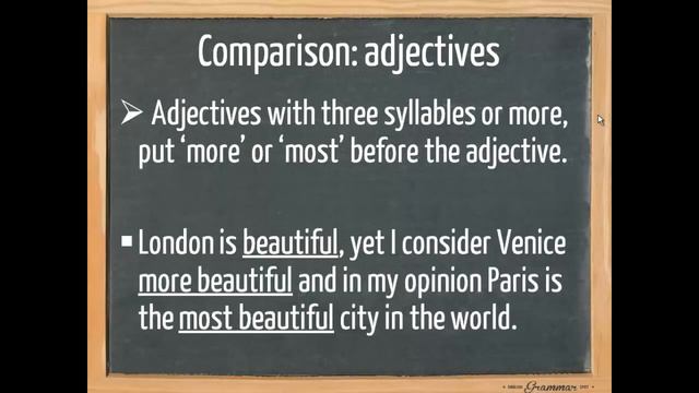 Comparisons comparative and superlative English grammar смотреть онлайн